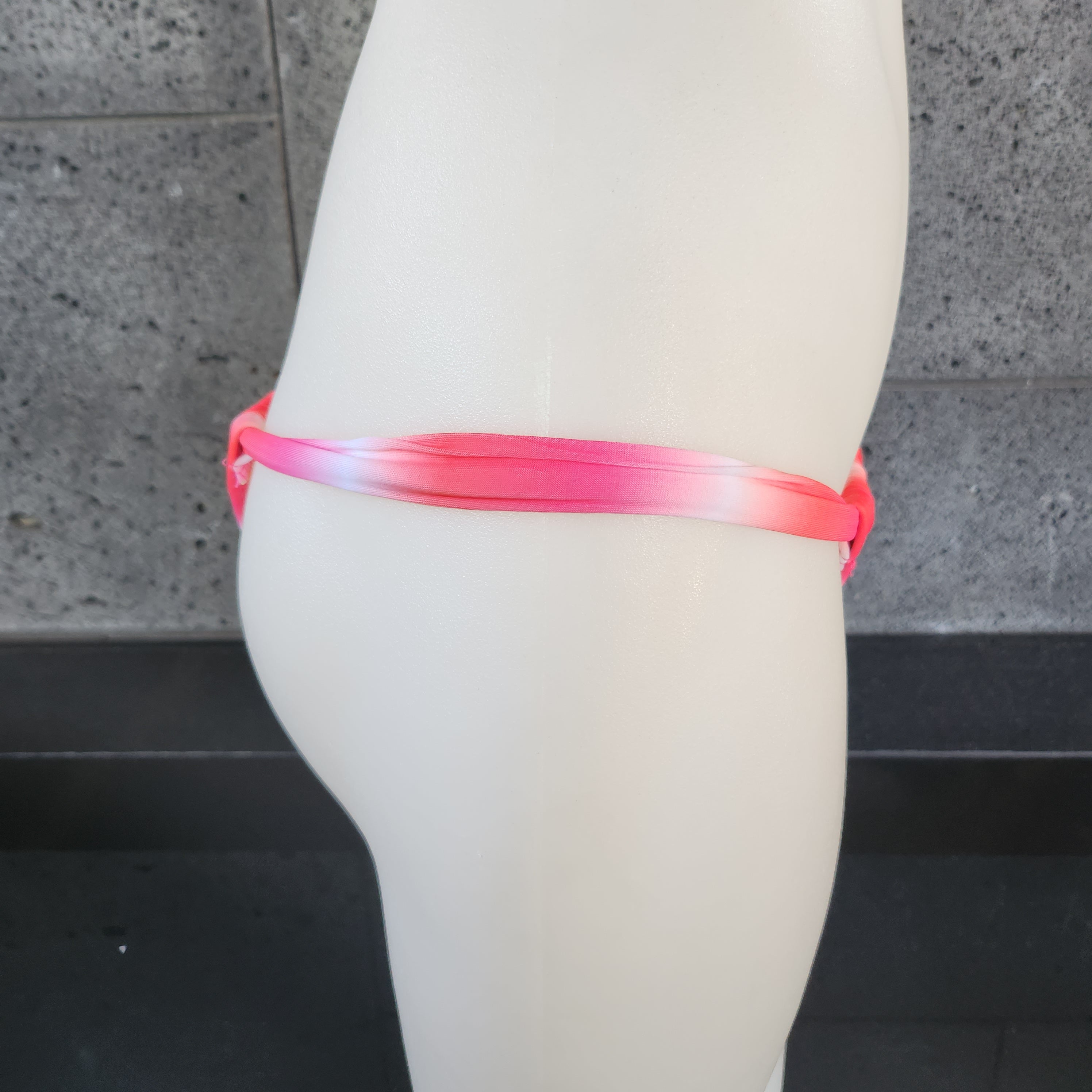 Loco Boutique Woman's Tie Die Bohemian Sliding Triangle Bikini