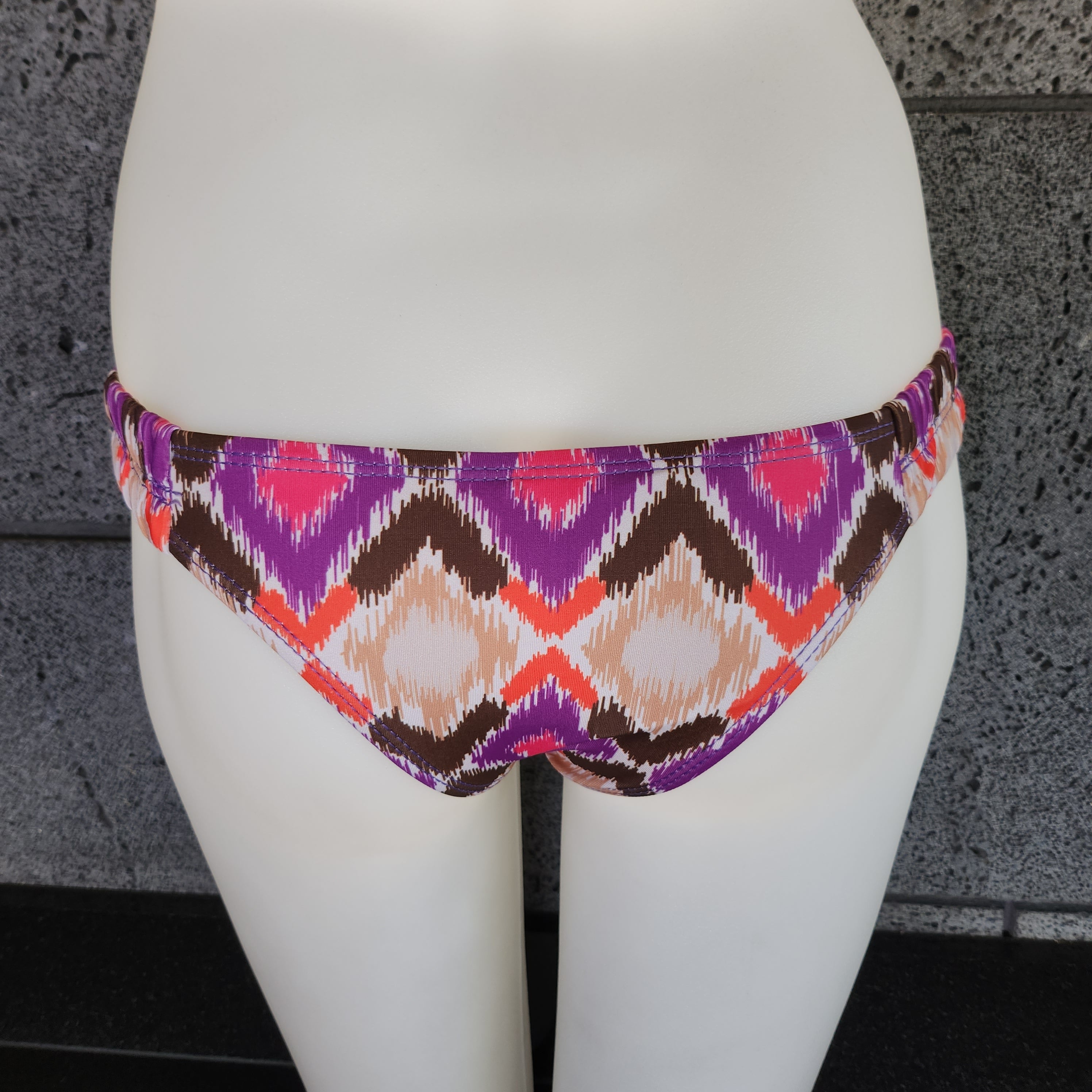 Loco Boutique Batik Ruched Side Bikini Bottom