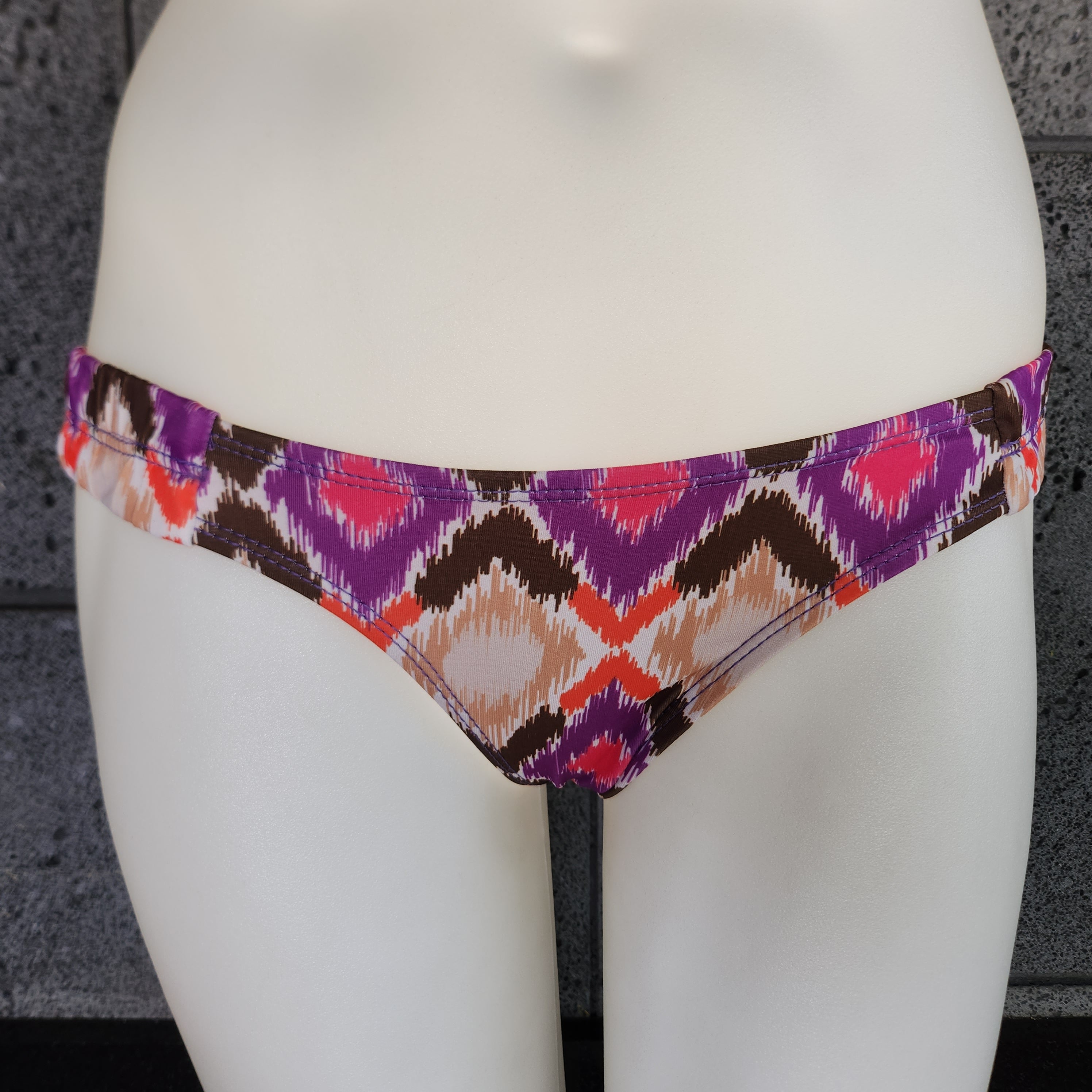 Loco Boutique Batik Ruched Side Bikini Bottom