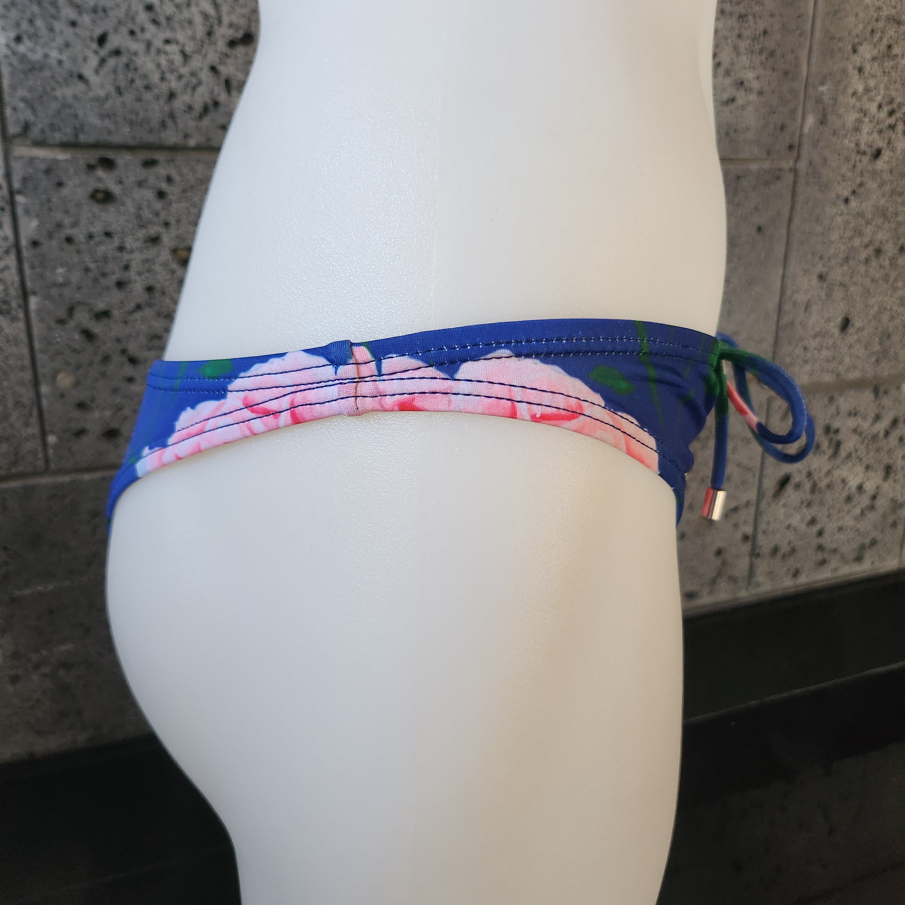 Loco Boutique Roses Cinched Bikini Bottom