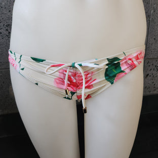 Loco Boutique Roses Cinched Bikini Bottom