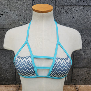 Loco Boutique Zig Zag Piped Triangle Top