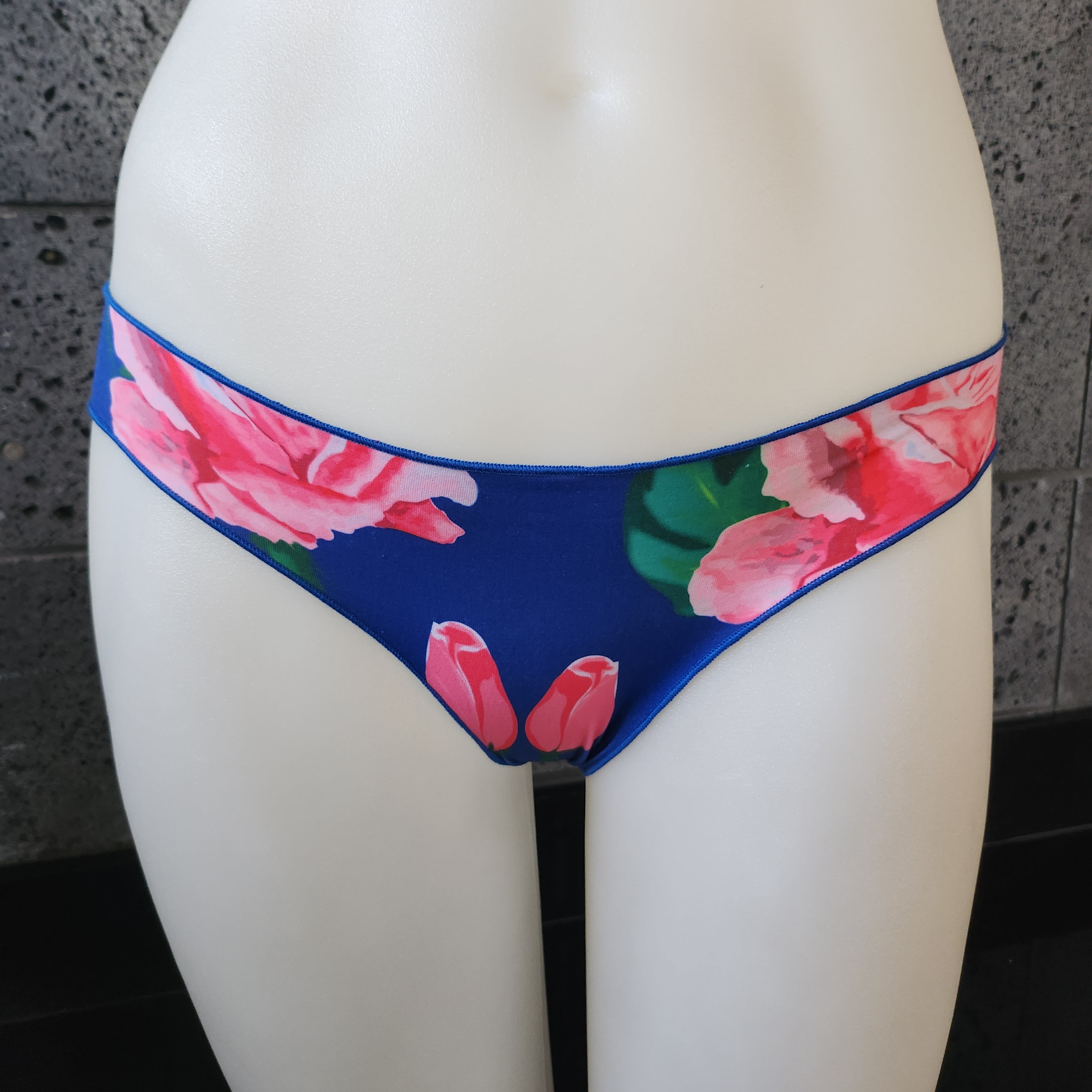 Loco Boutique Roses Cinched Back Swim Bottom