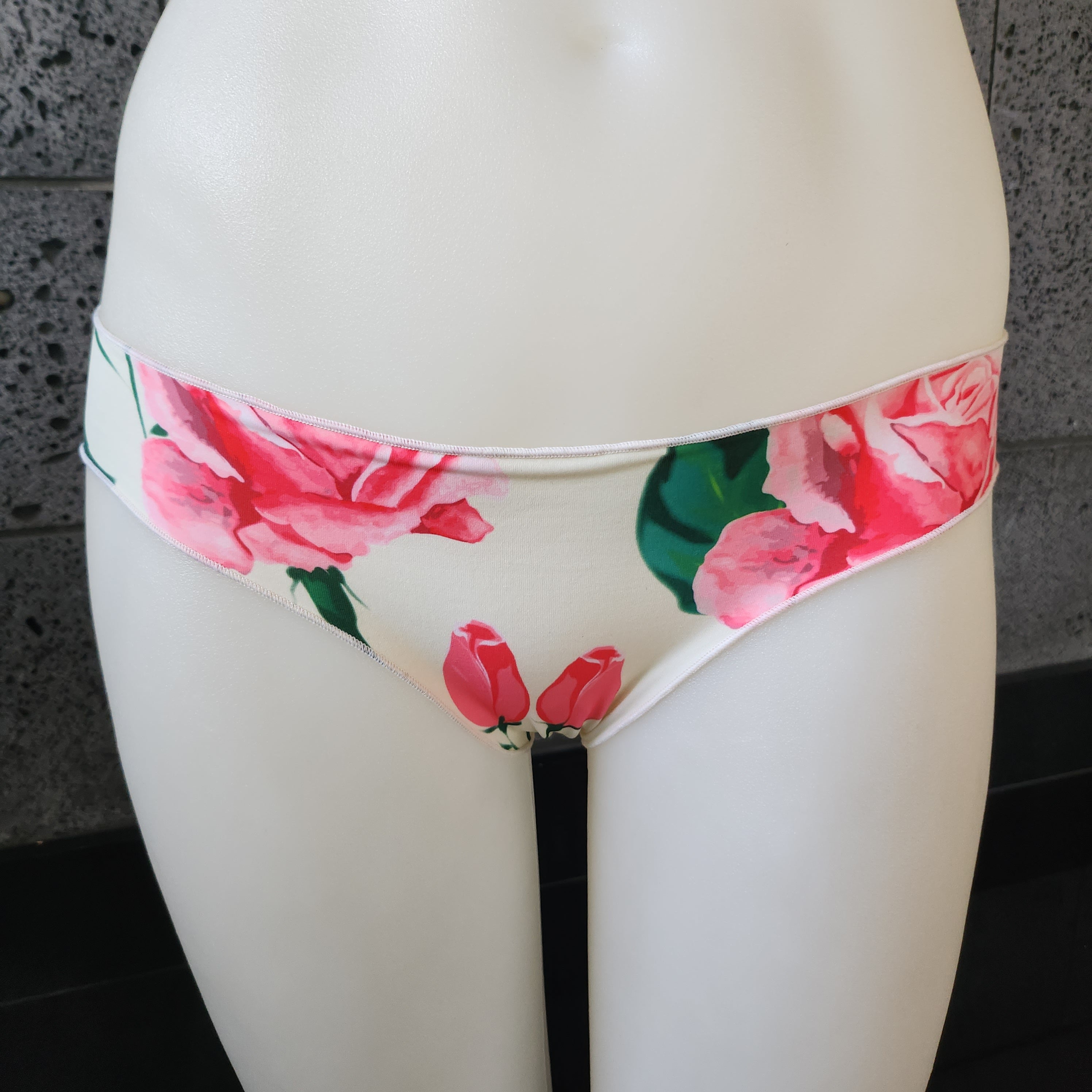 Loco Boutique Roses Cinched Back Swim Bottom