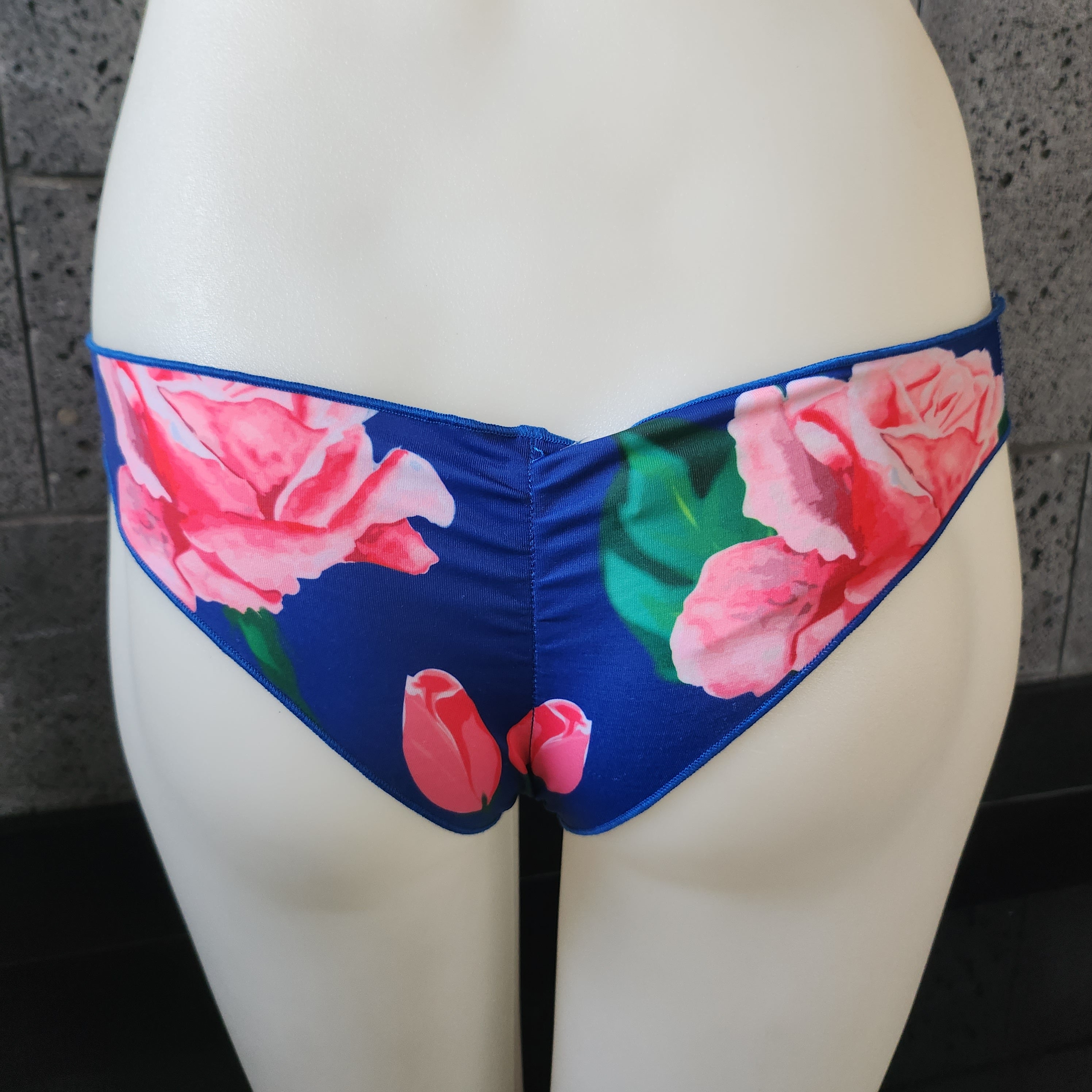 Loco Boutique Roses Cinched Back Swim Bottom