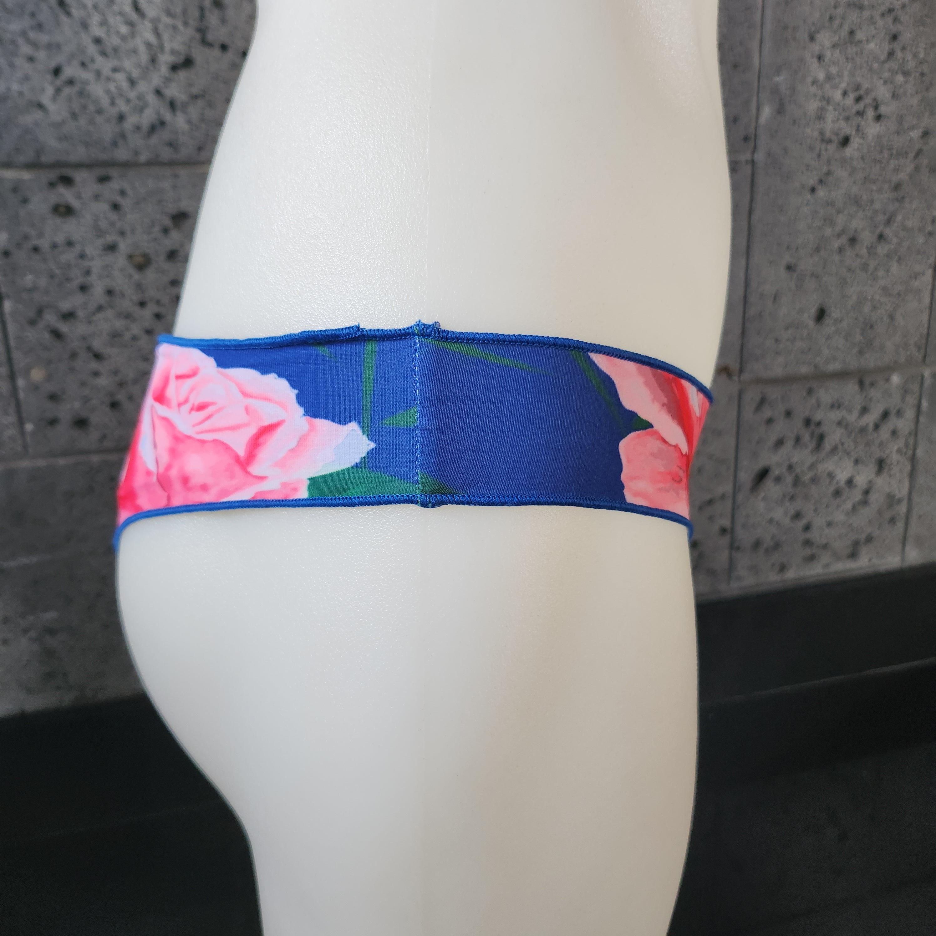 Loco Boutique Roses Cinched Back Swim Bottom