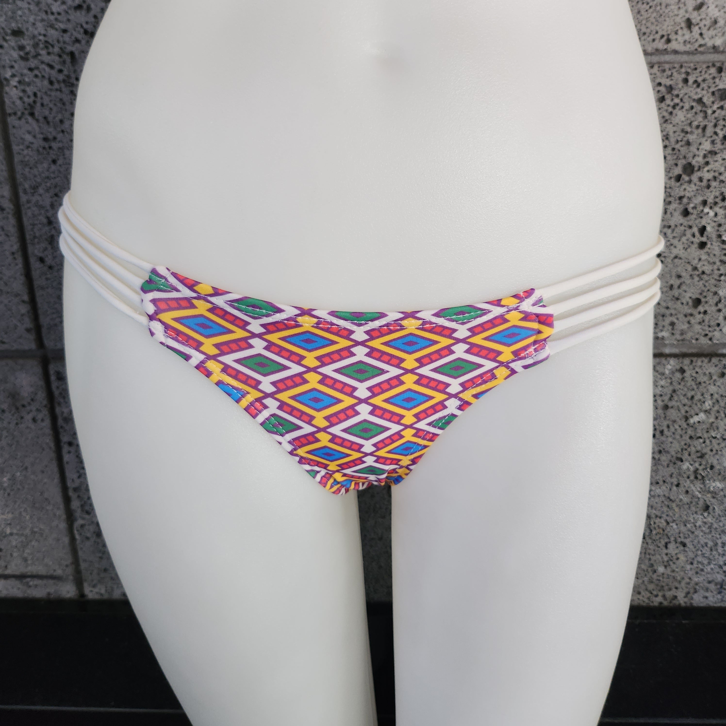 Loco Boutique Navajo Strappy Side Swim Bottom