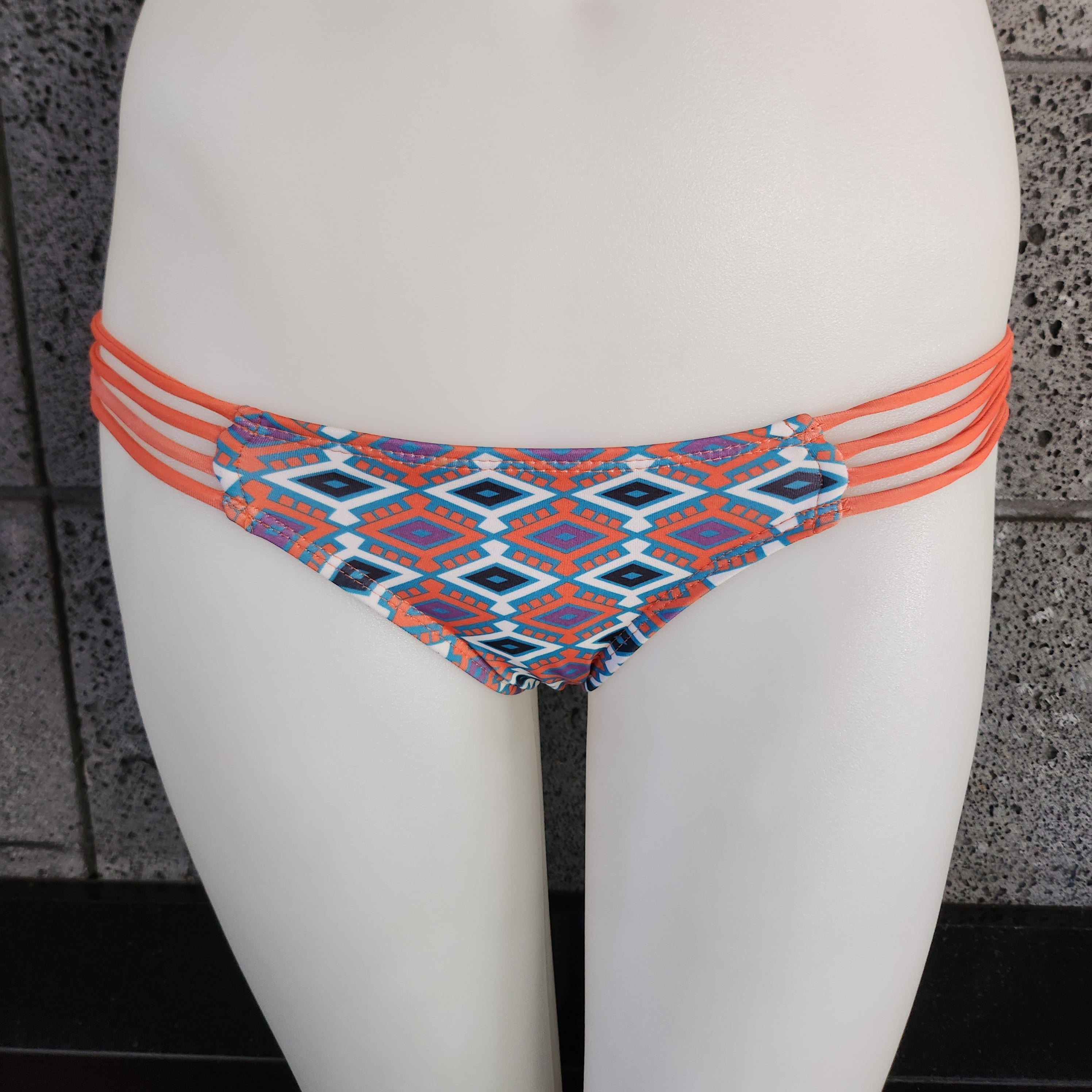 Loco Boutique Navajo Strappy Side Swim Bottom