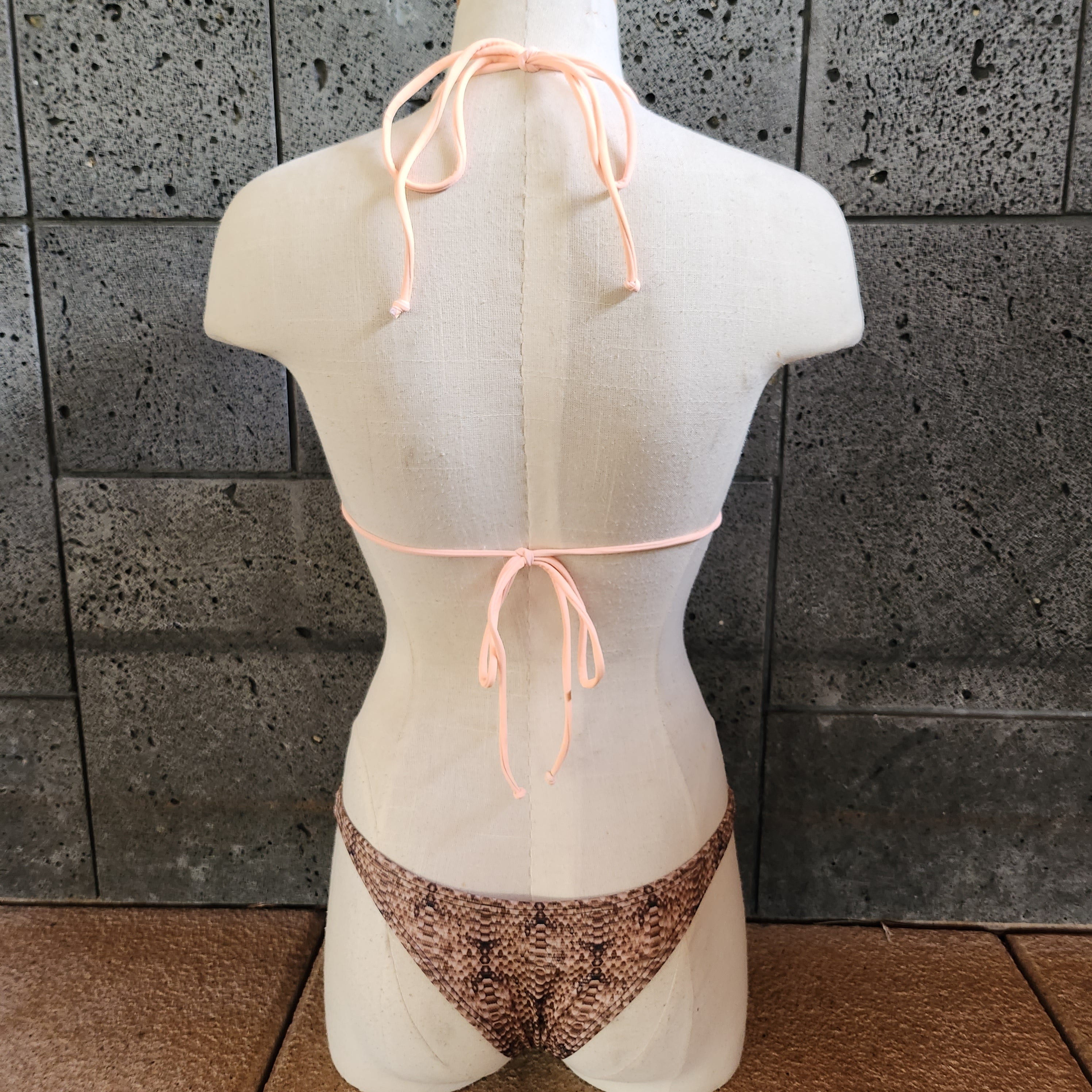 Loco Boutique Cobra Tie Back Monokini