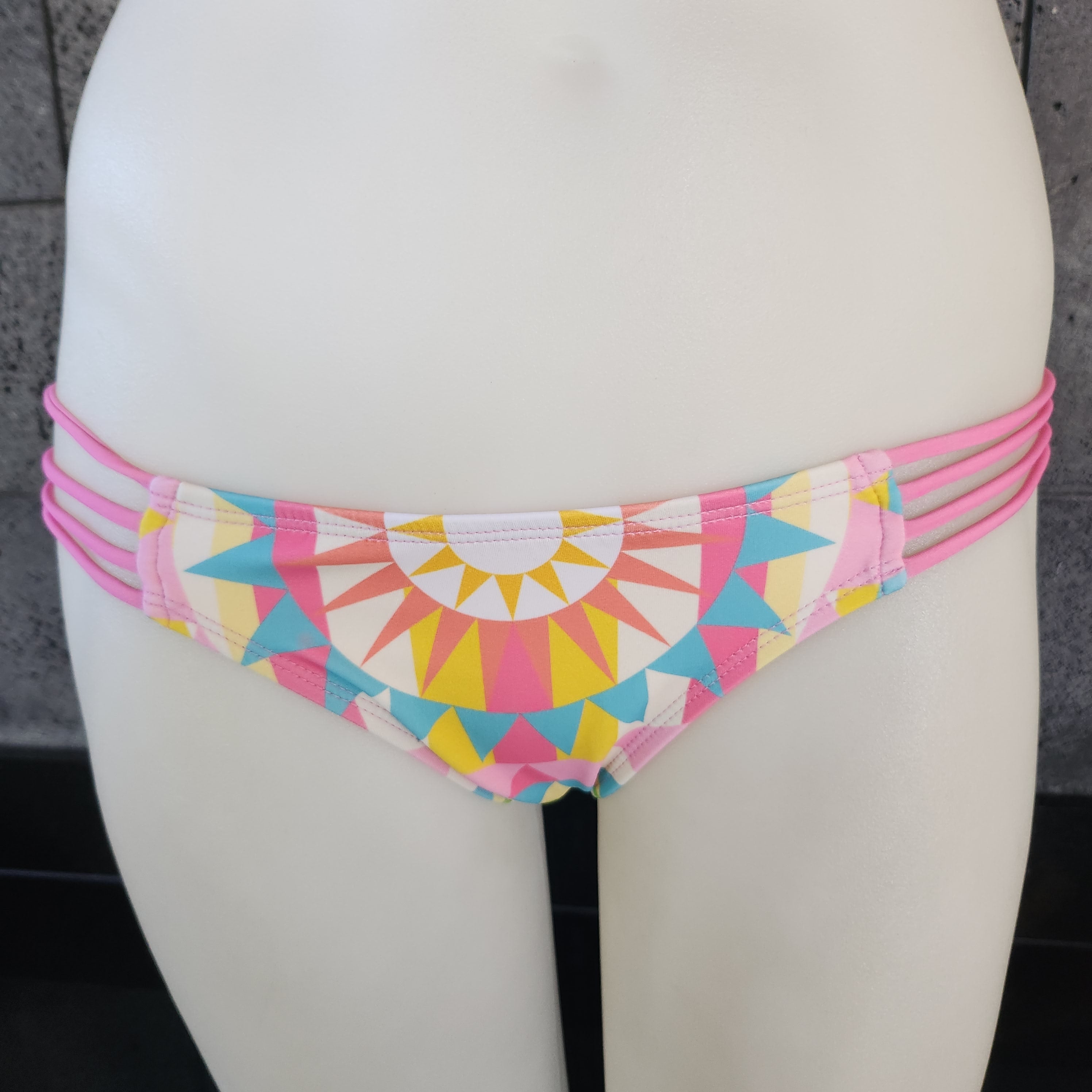 Loco Boutique Sunstar Strappy Spaghetti Sides Bikini Bottom