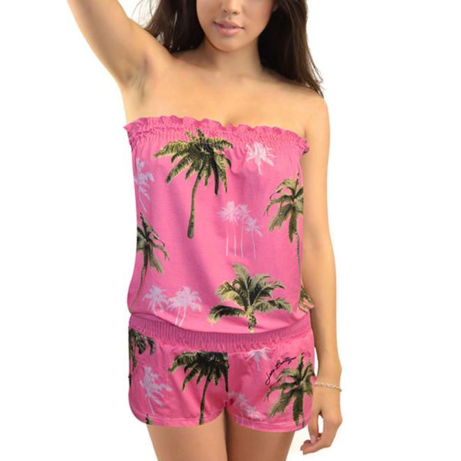 Isle Strapless Romper - Loco Boutique