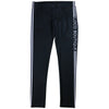 Loco Boutique Solid Stripe Legging - BLACK / L
