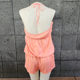 Loco Boutique Linen 3-Tier Front Romper