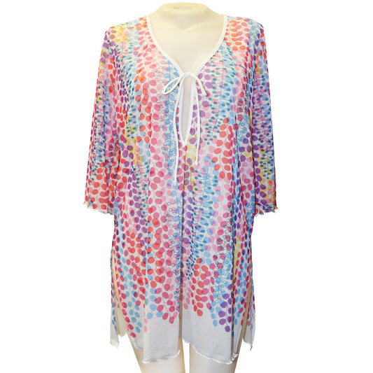Rainbow Shower Tree Tunic Cover Up - Loco Boutique