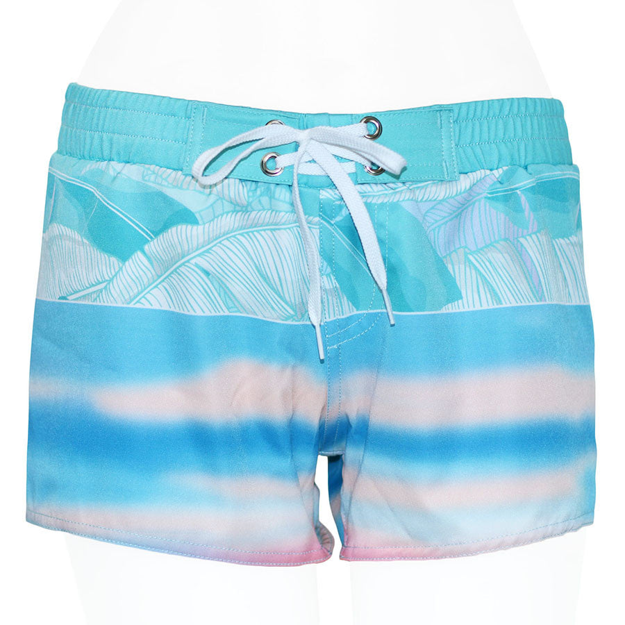 Cloudy Leaves Boardshort - Loco Boutique