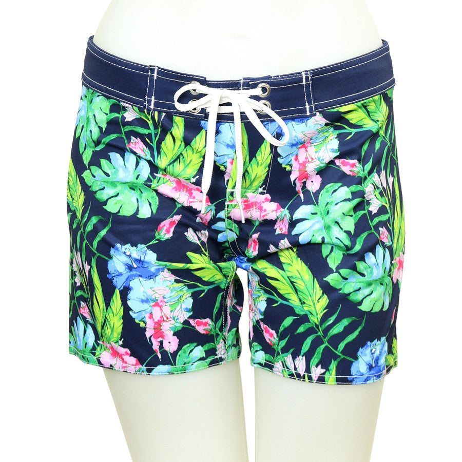 Water Color Mid-Thigh Length Boardshort - Loco Boutique