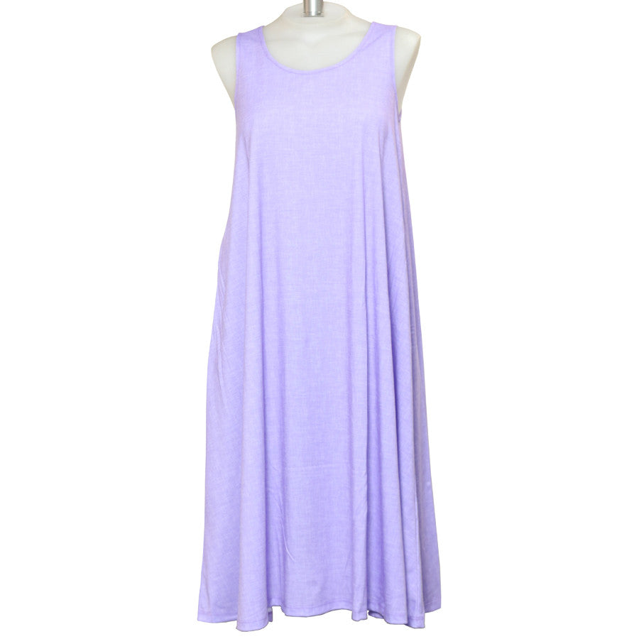 Linen Long Tank Dress