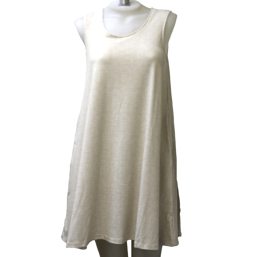 Linen Short Tank Dress
