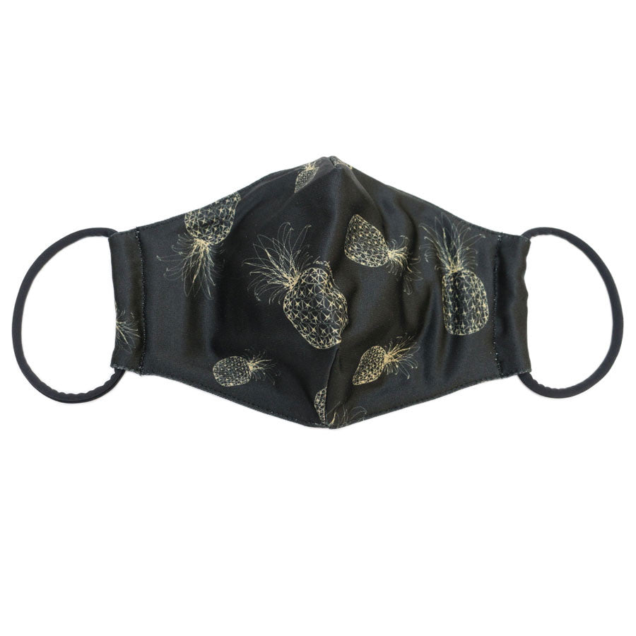 Loco Pineapples Adjustable Ear Loop Face Mask - Loco Boutique