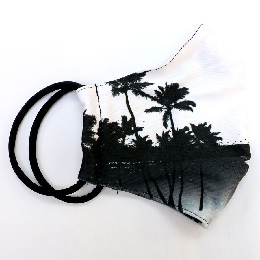 Palm Trees Adjustable Ear Loop Face Mask - Loco Boutique