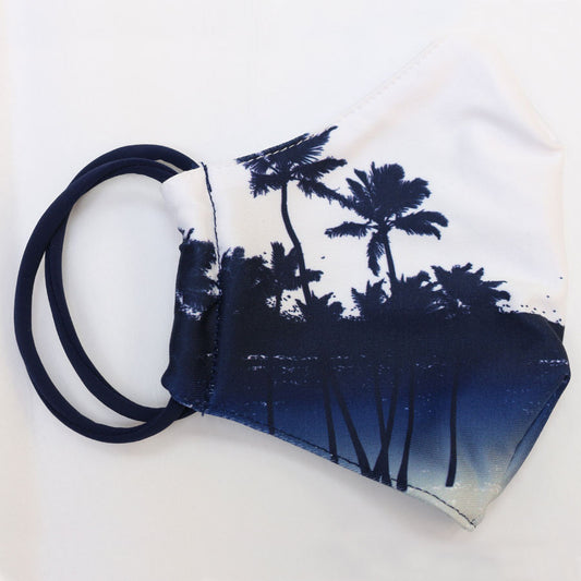 Palm Trees Adjustable Ear Loop Face Mask - Loco Boutique