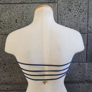 Loco Boutique Loco Denim Strappy Back Bandeau