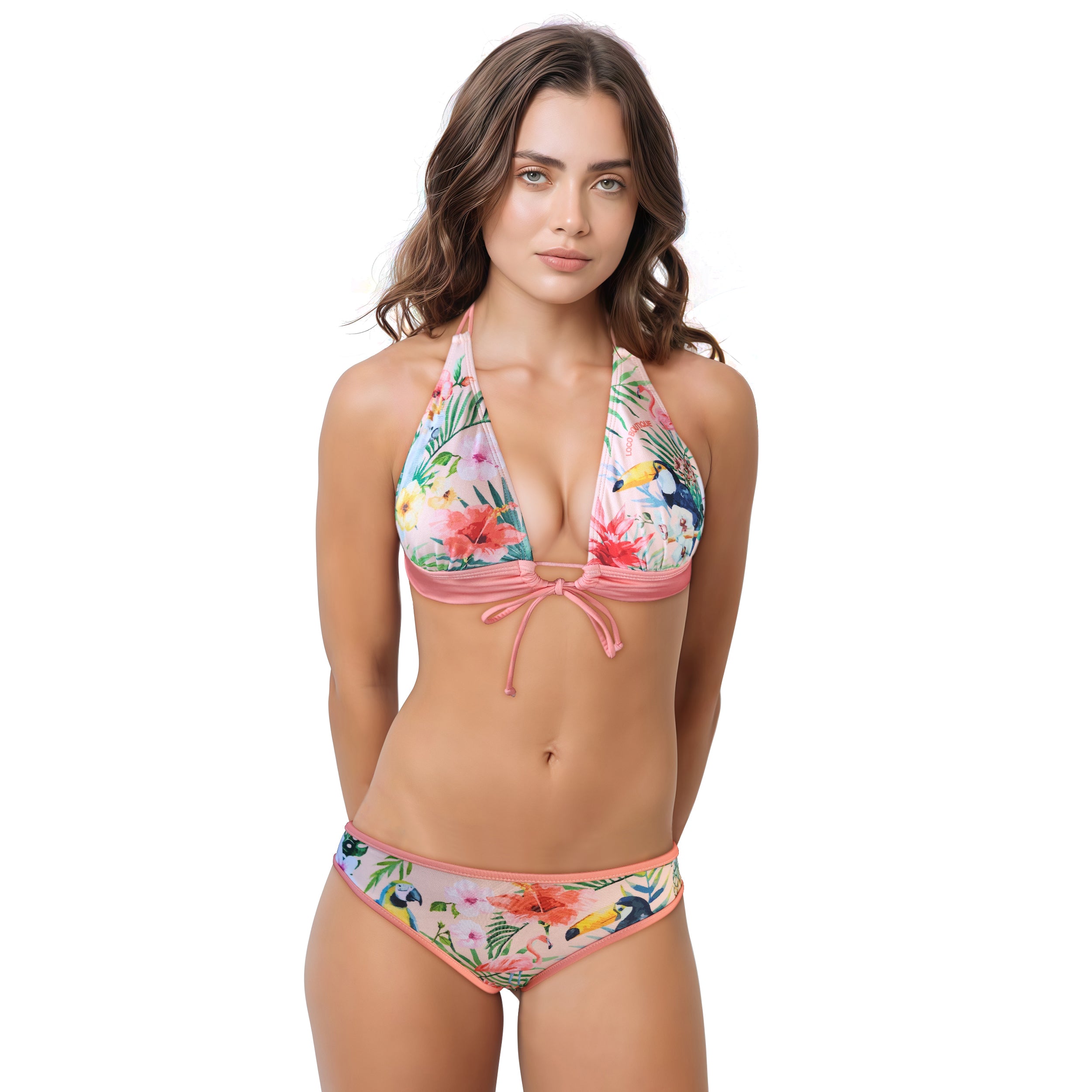 Loco Boutique Woman's Tropical Bird 1 1/2