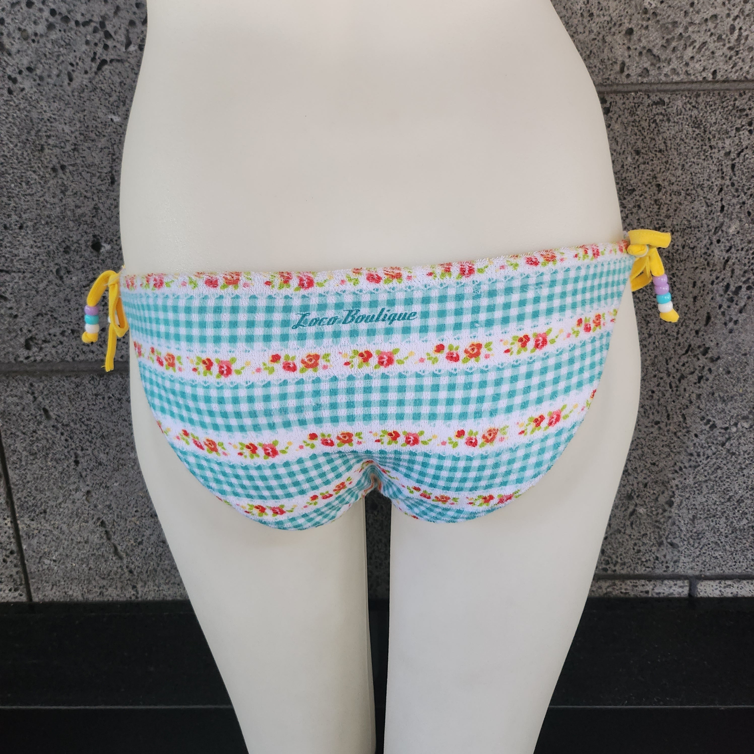 Loco Boutique Cow Girl Side-Tie Bikini Bottom