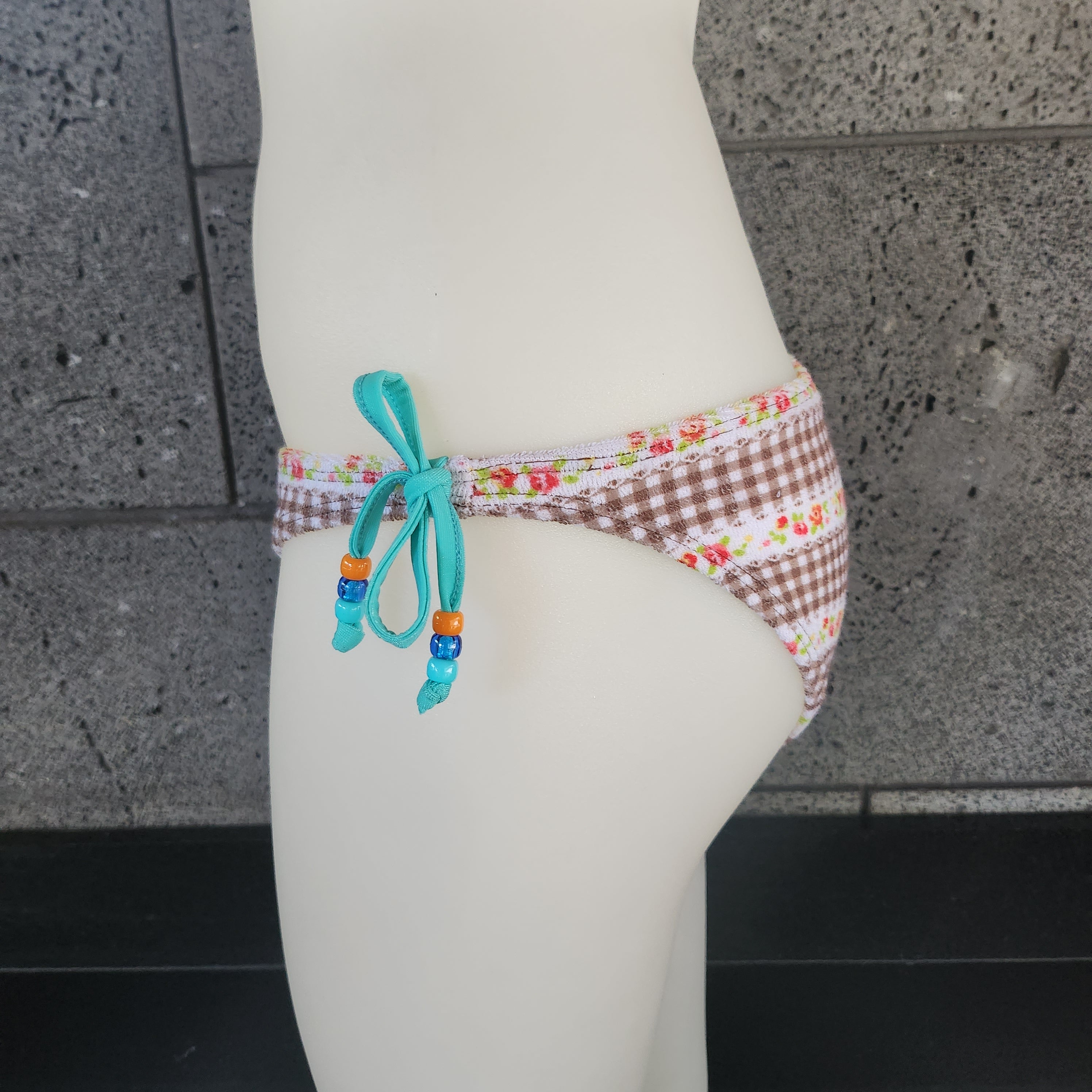 Loco Boutique Cow Girl Side-Tie Bikini Bottom