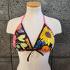 Loco Boutique FlowerNButterfly Reversible Triangle - BROWN / L