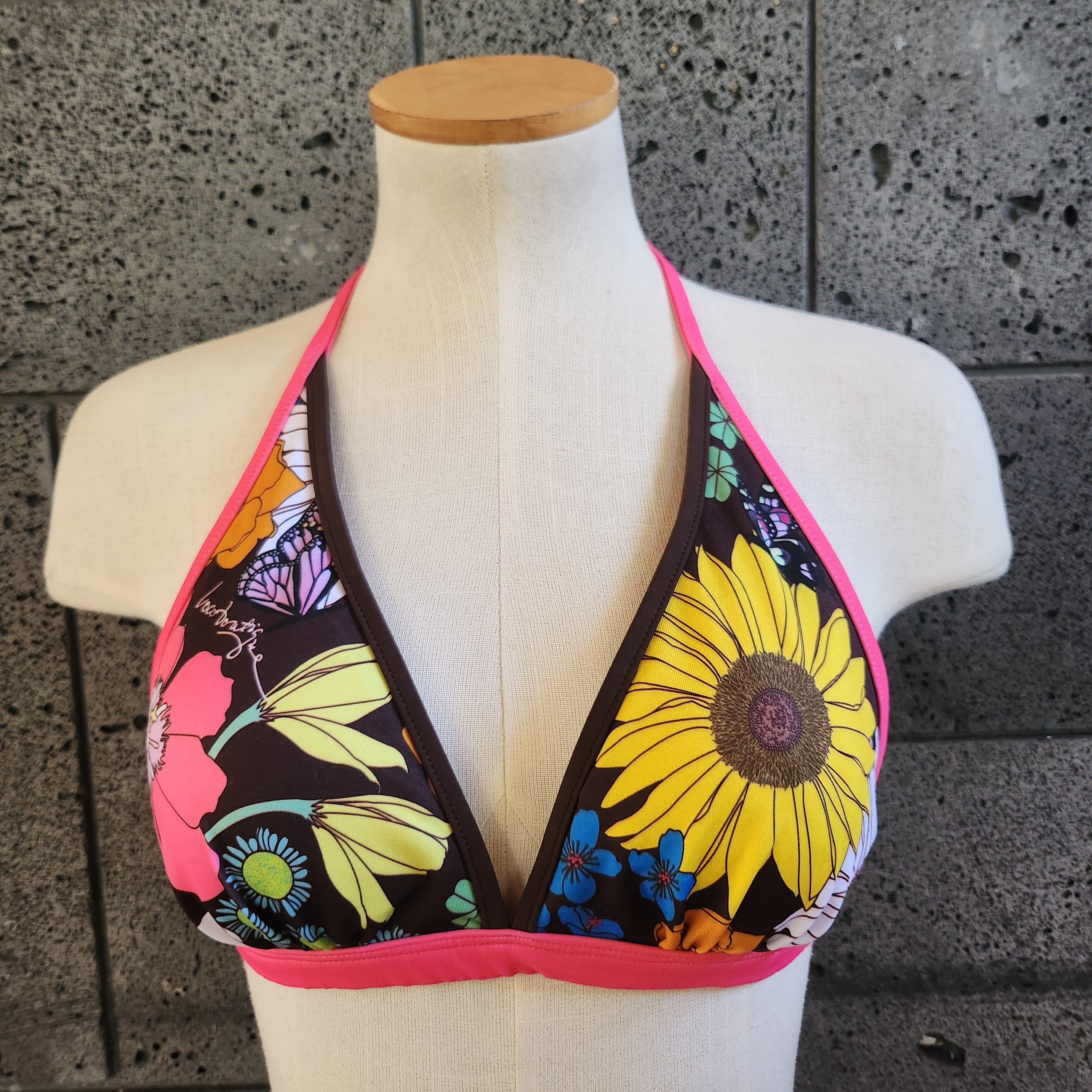 Loco Boutique FlowerNButterfly Reversible Banded Chest