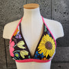 Loco Boutique FlowerNButterfly Reversible Banded Chest - BROWN / M