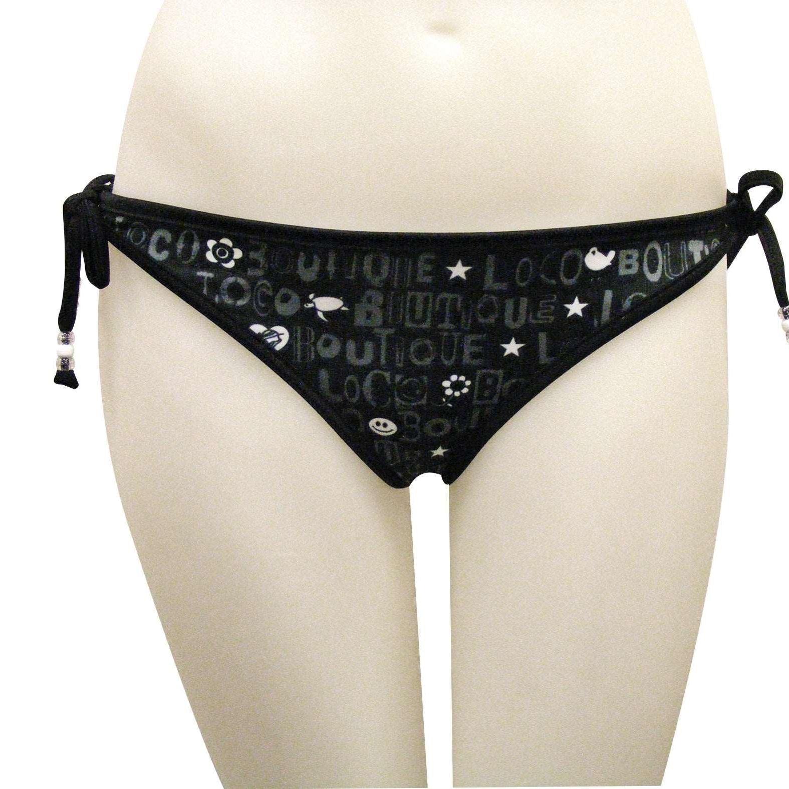 Loco Boutique Fonty Reversible Bikini Bottom