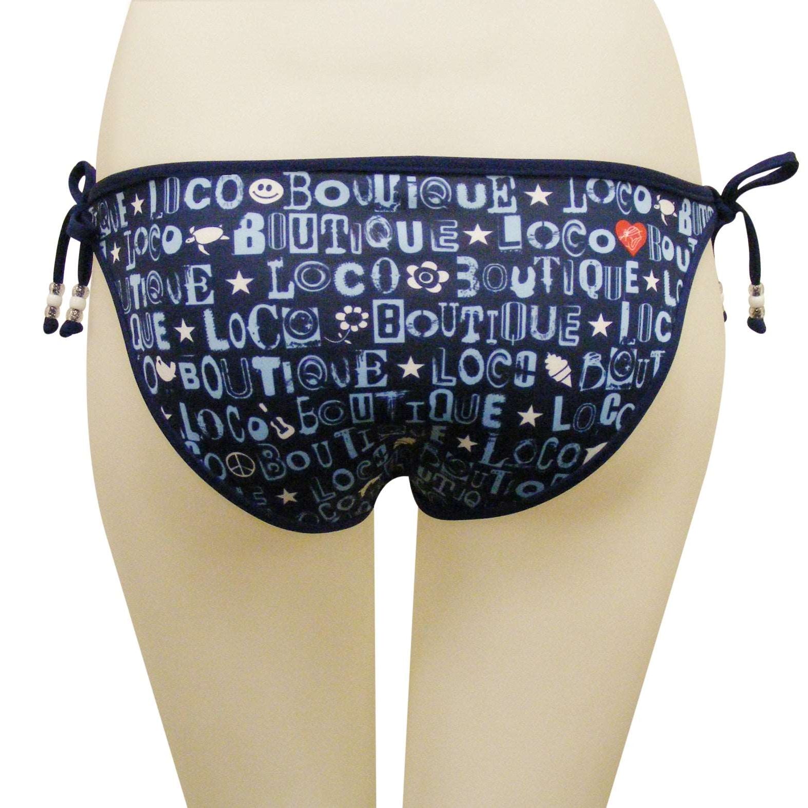 Loco Boutique Fonty Reversible Bikini Bottom