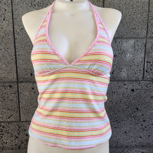 Loco Boutique Pastels Reversible Halter Tankini