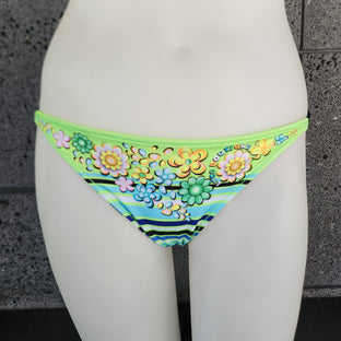 Loco Boutique Flower & Stripe Reversible Spaghetti Sides