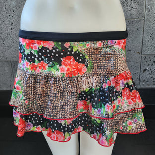 Loco Boutique Snake Double Ruffled Skirt