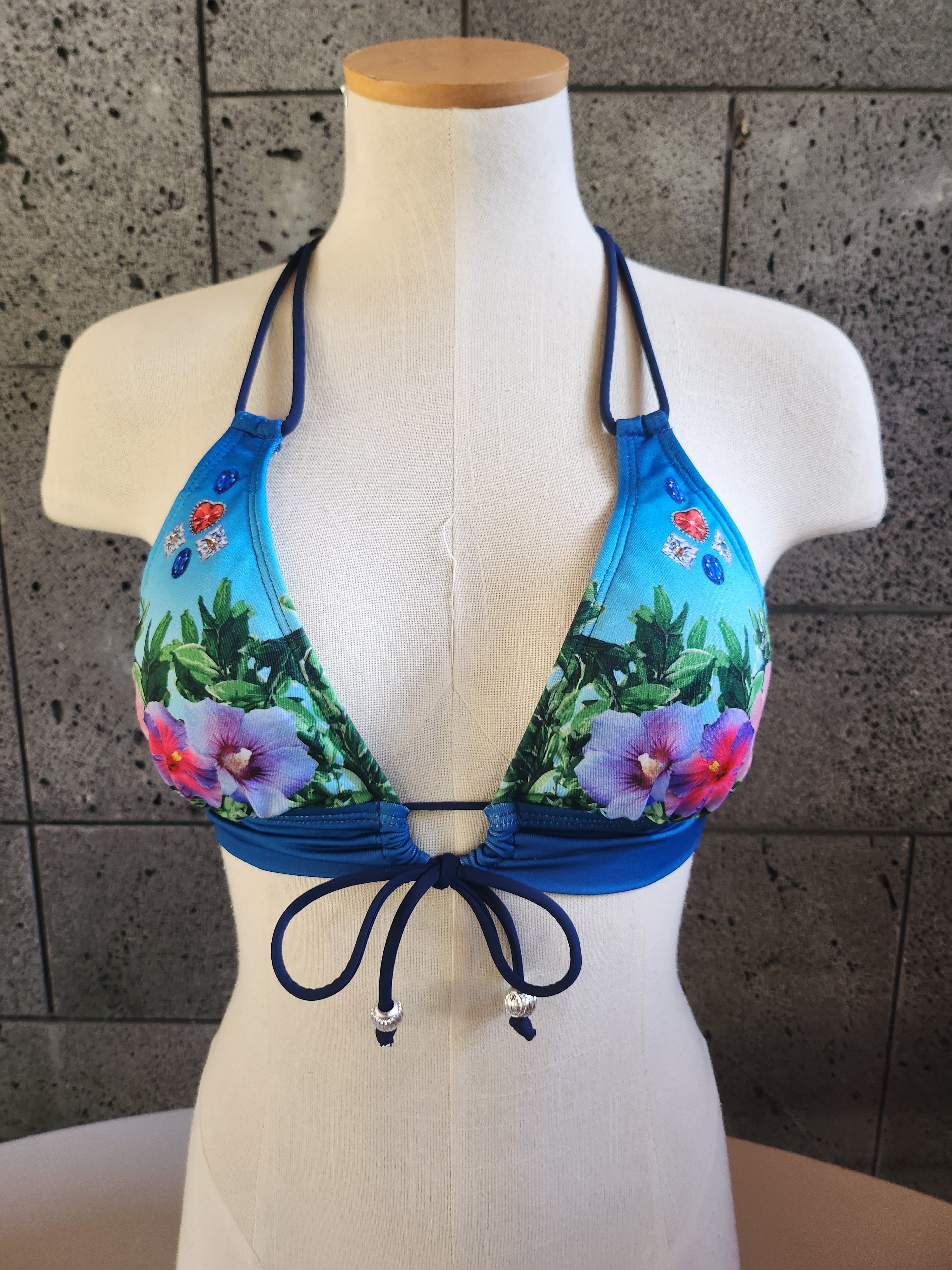 Loco Boutique Gem Keyhole Front Banded Chest