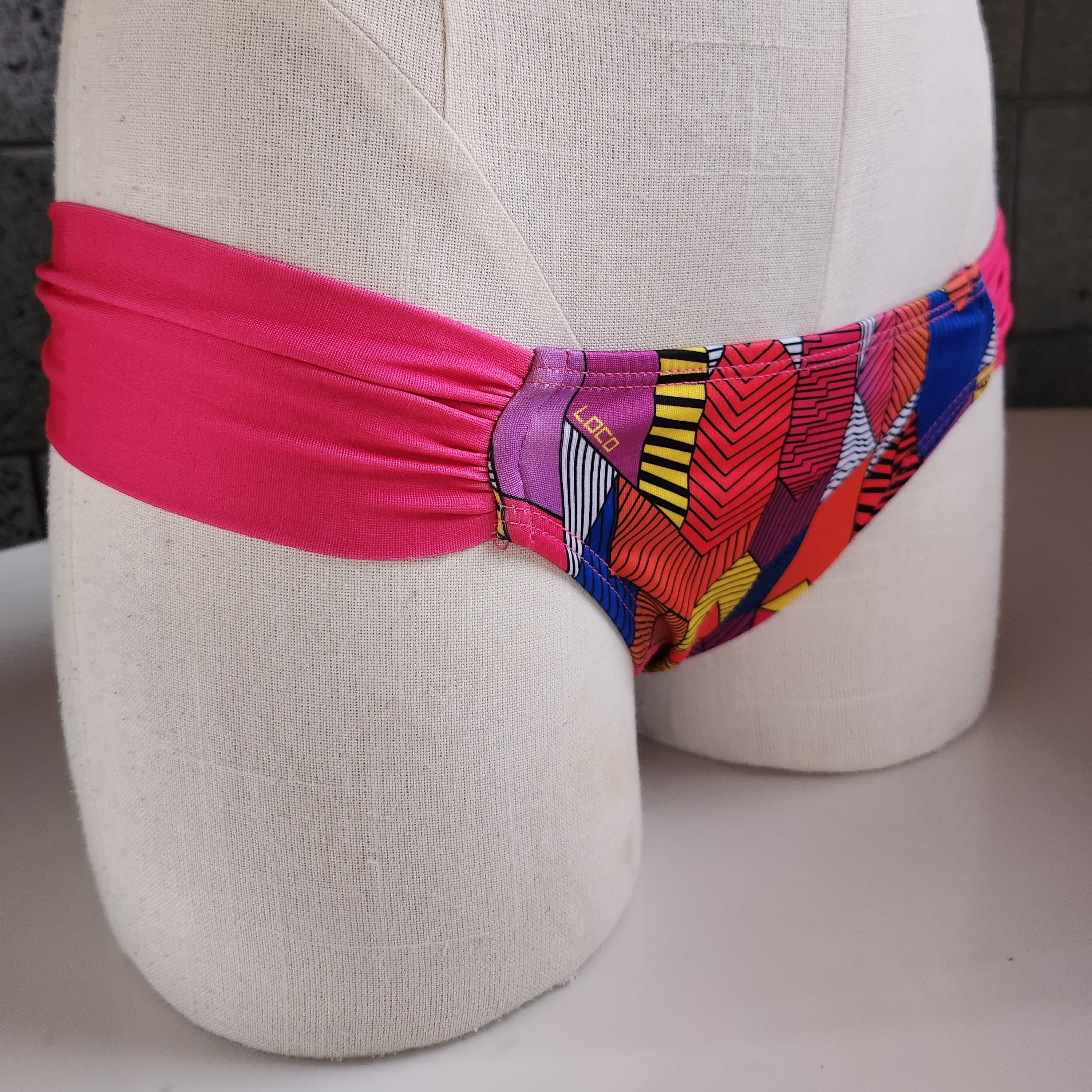 Loco Boutique Geo Feather Banded Sides