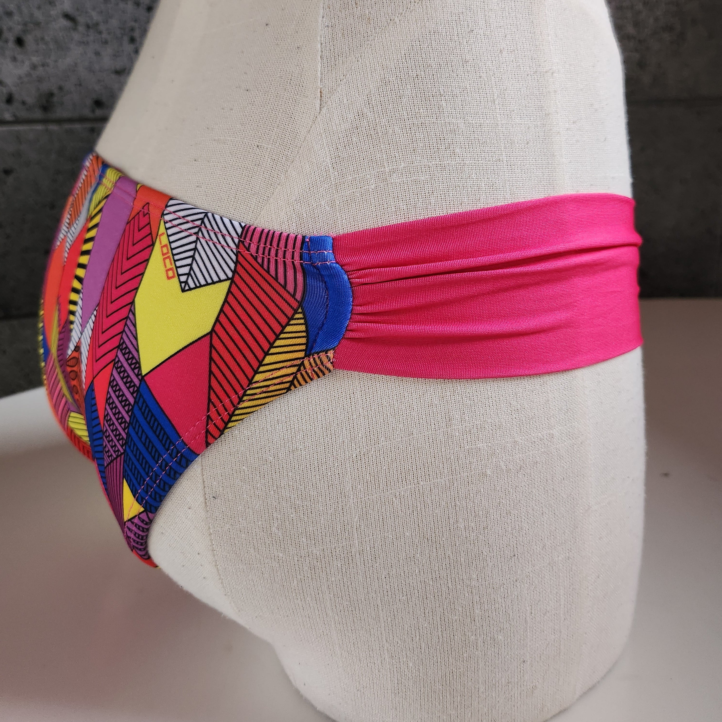 Loco Boutique Geo Feather Banded Sides