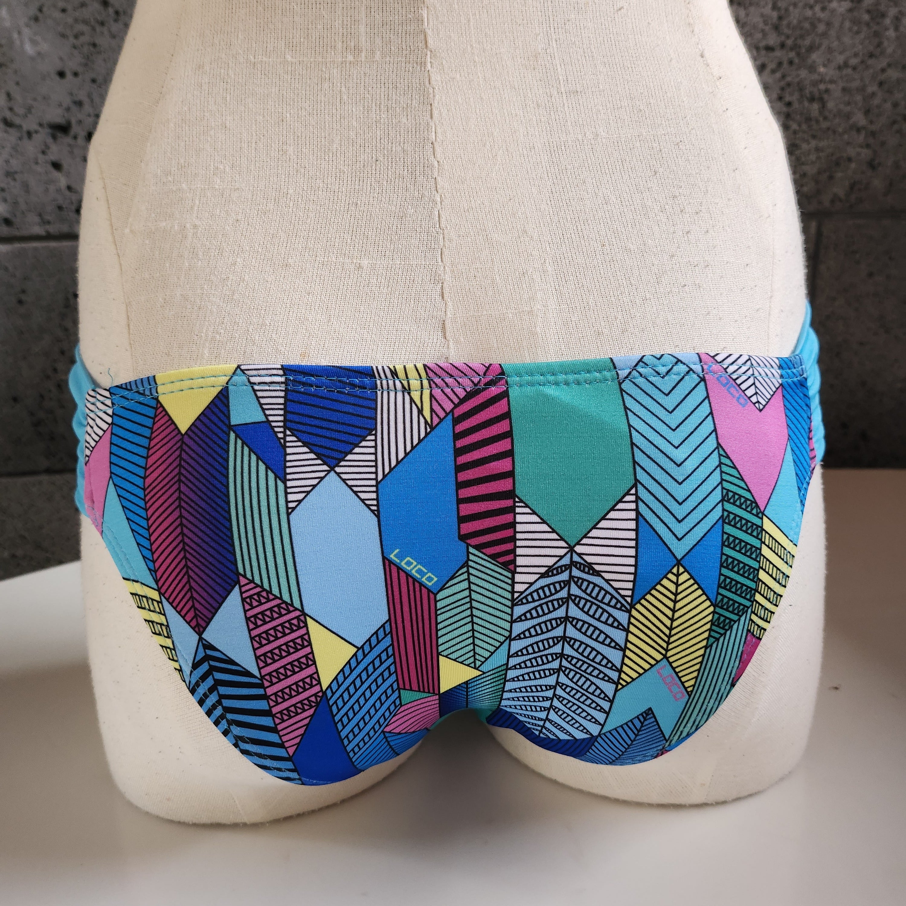 Loco Boutique Geo Feather Banded Sides