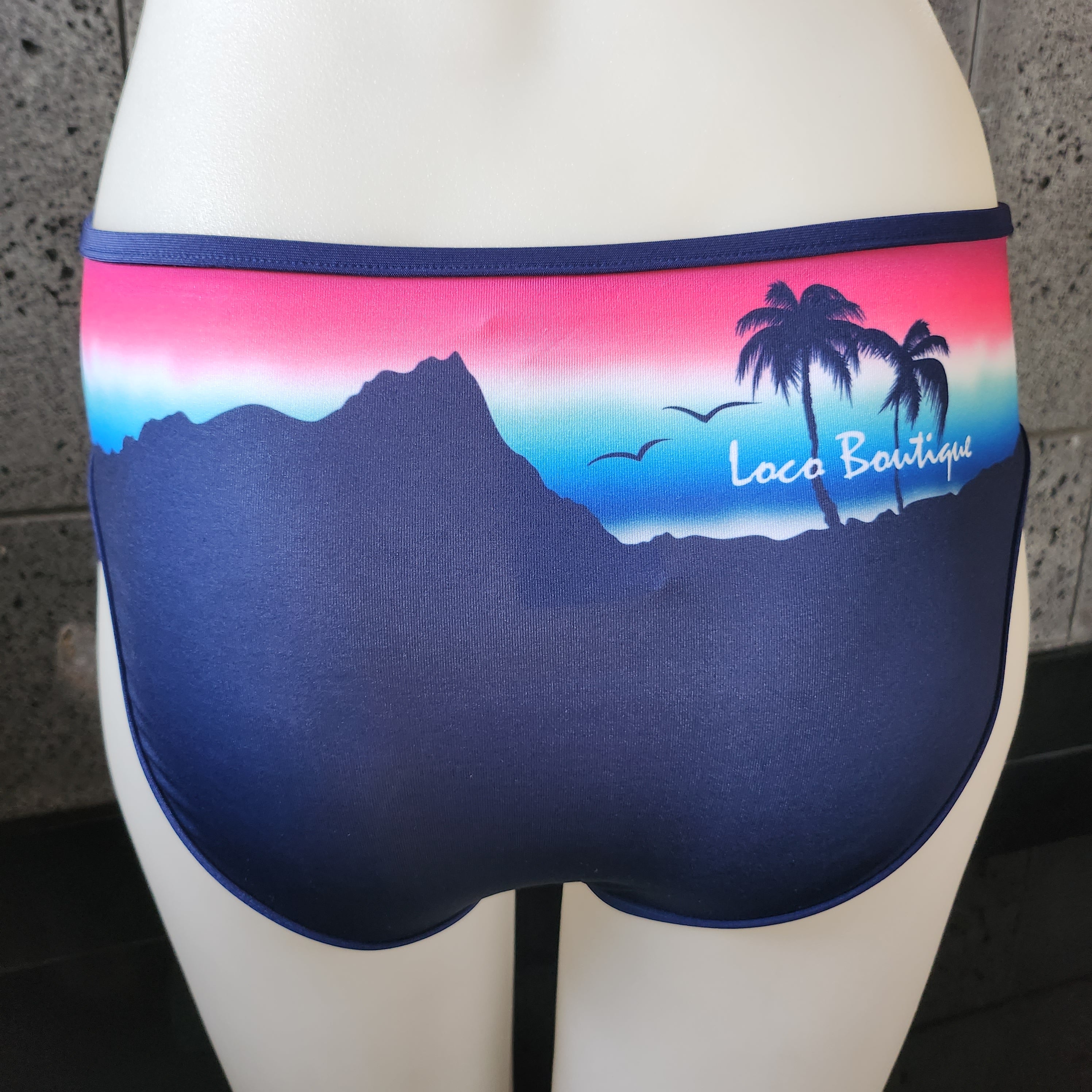 Loco Boutique Tie Dye Shadow 3-inch Sides