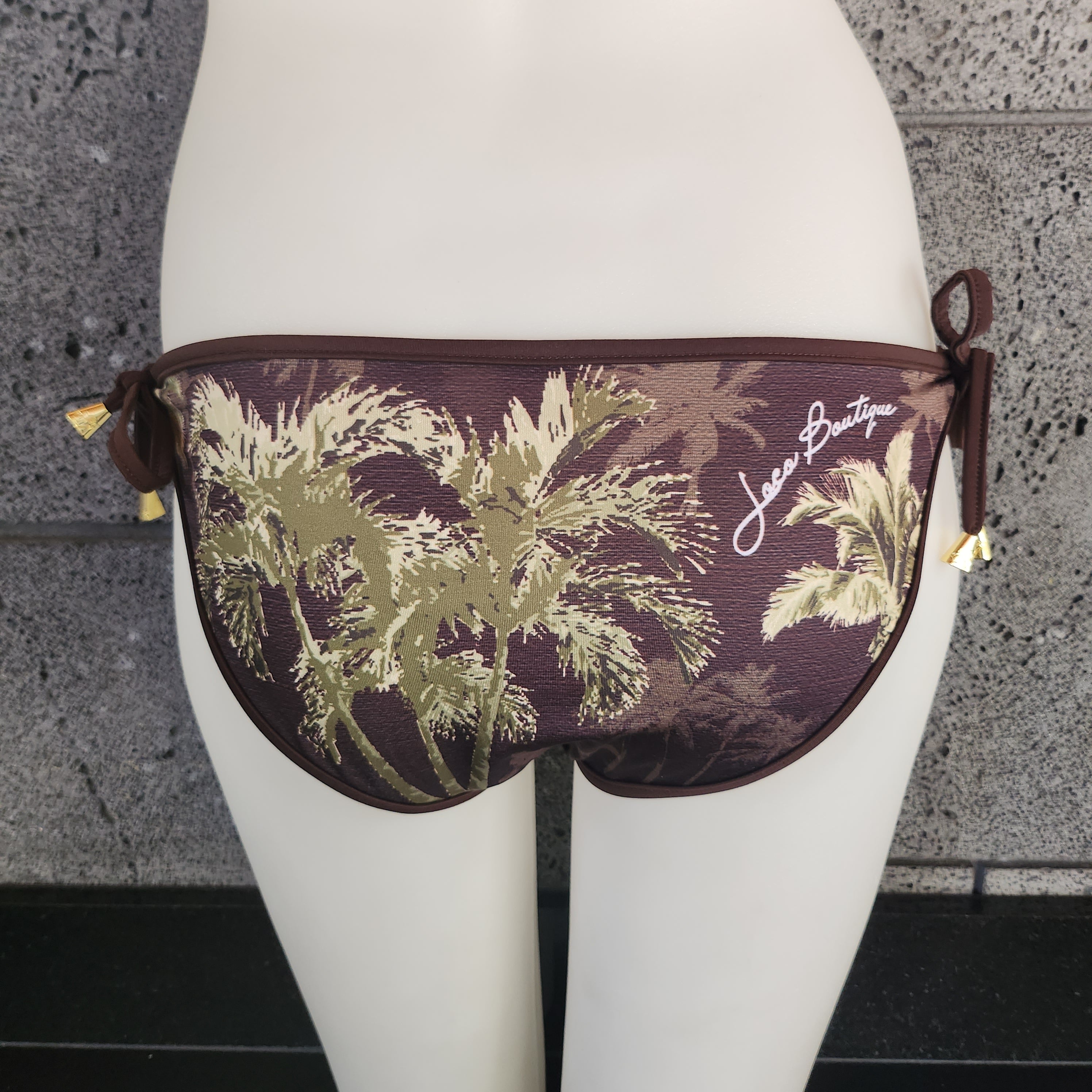 Loco Boutique Isle Removable Bows Bikini Bottom