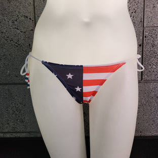 Loco Boutique Flag Cinched Back Side Ties