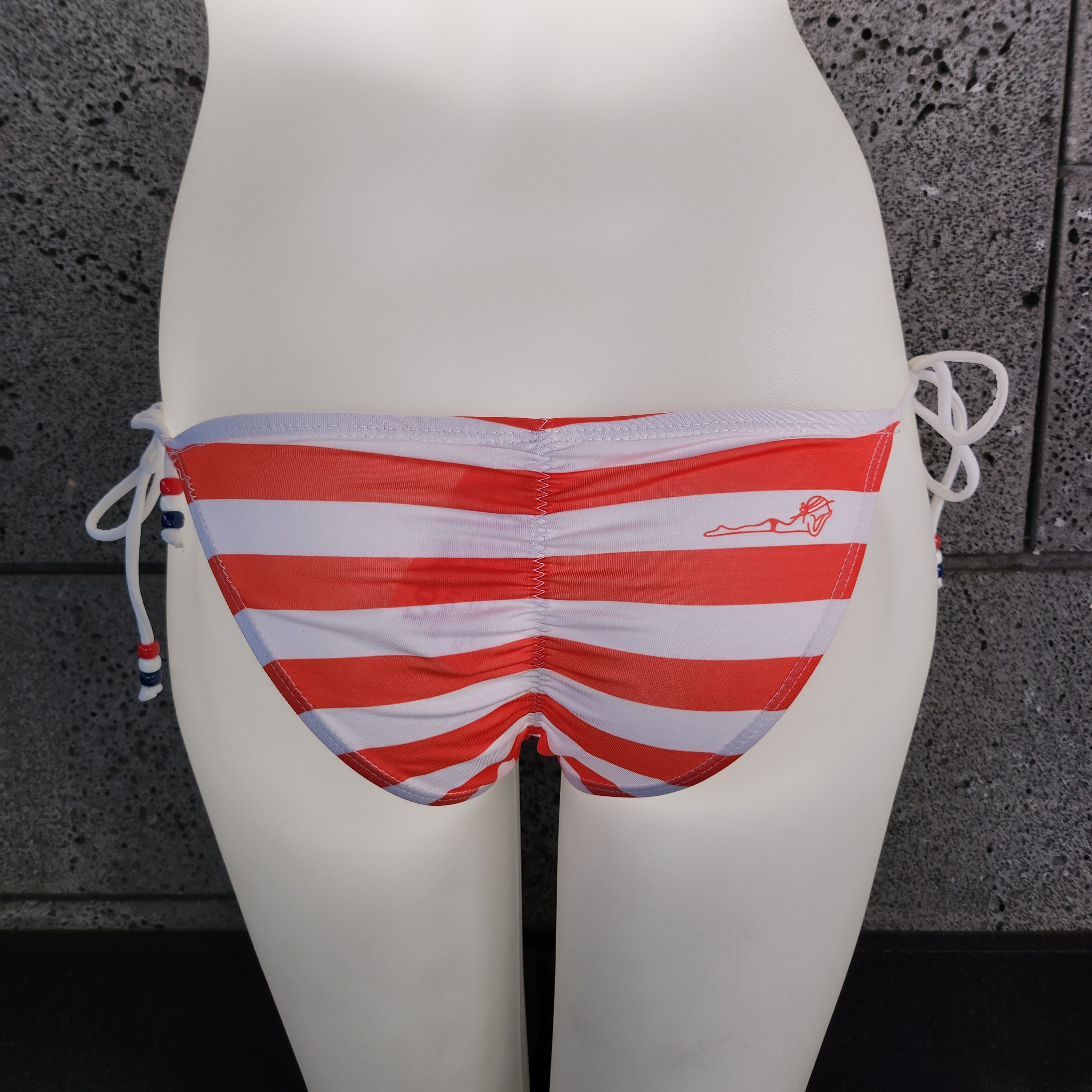 Loco Boutique Flag Cinched Back Side Ties