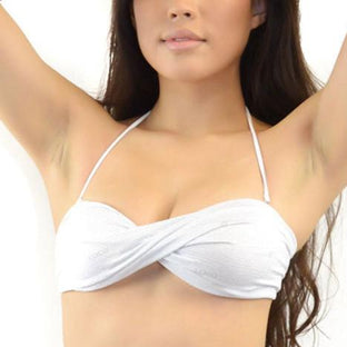 Burlap Twisted Bandeau - Loco Boutique