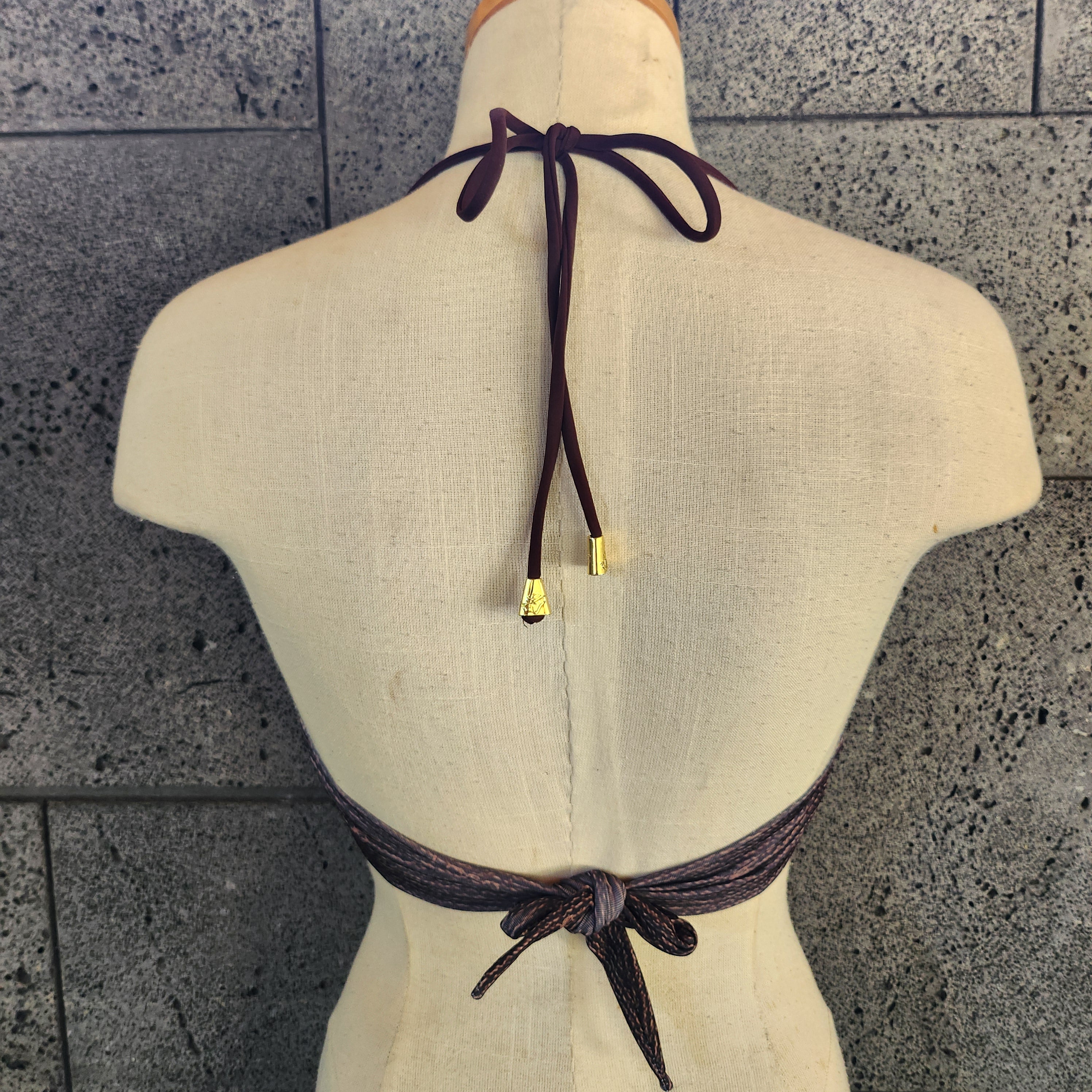 Loco Boutique Burlap Twisted Bandeau