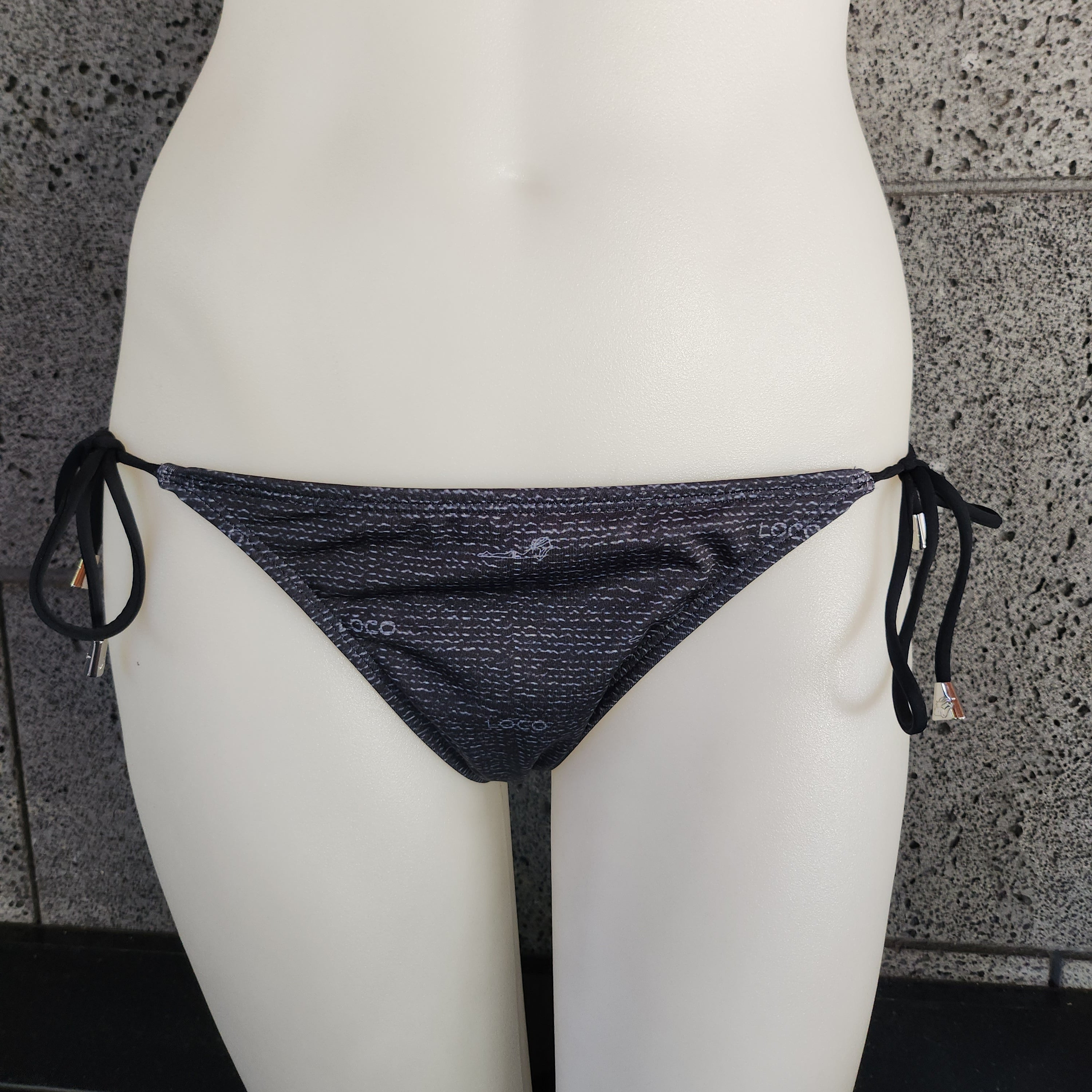 Loco Boutique Burlap Cinched Back Side Ties