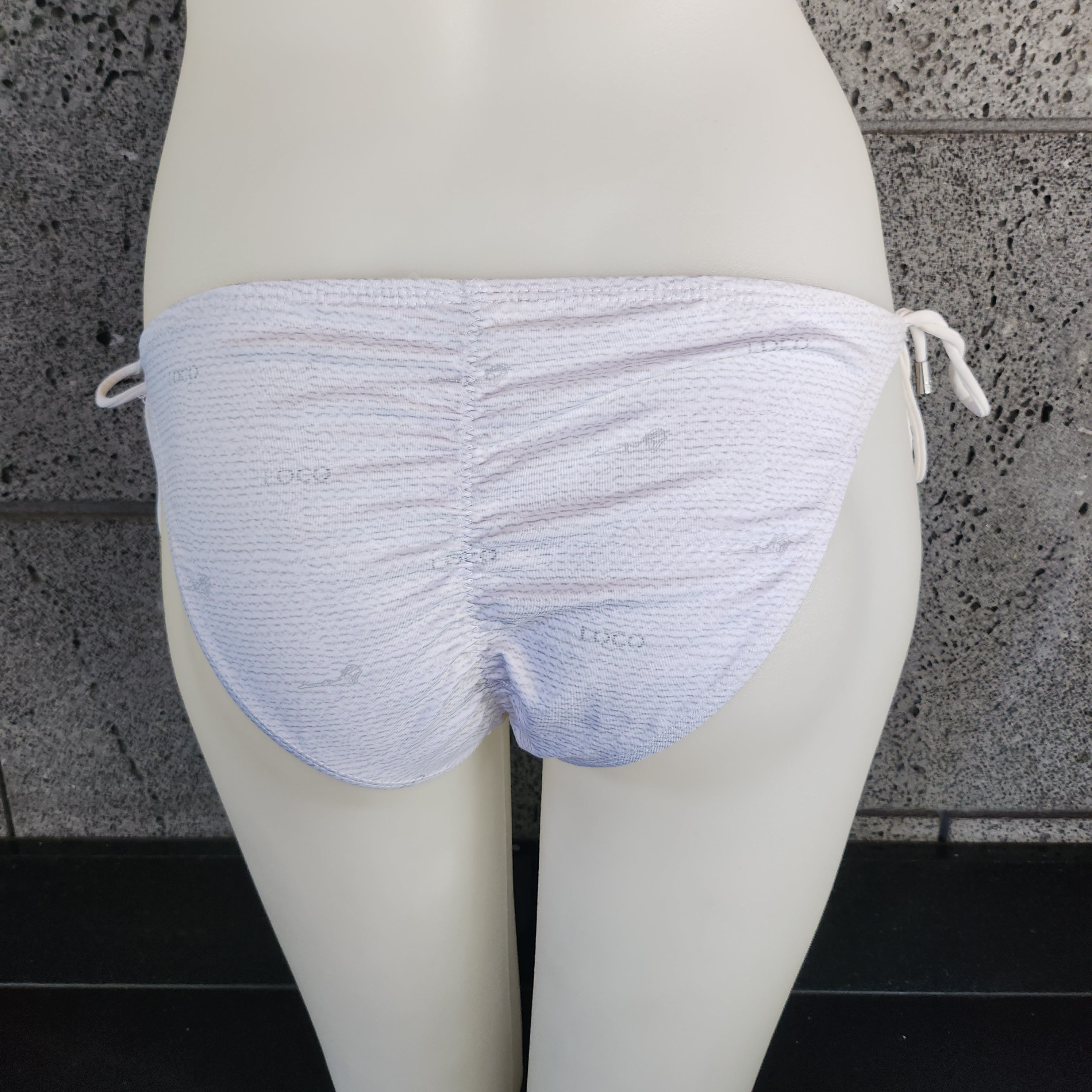 Loco Boutique Burlap Cinched Back Side Ties