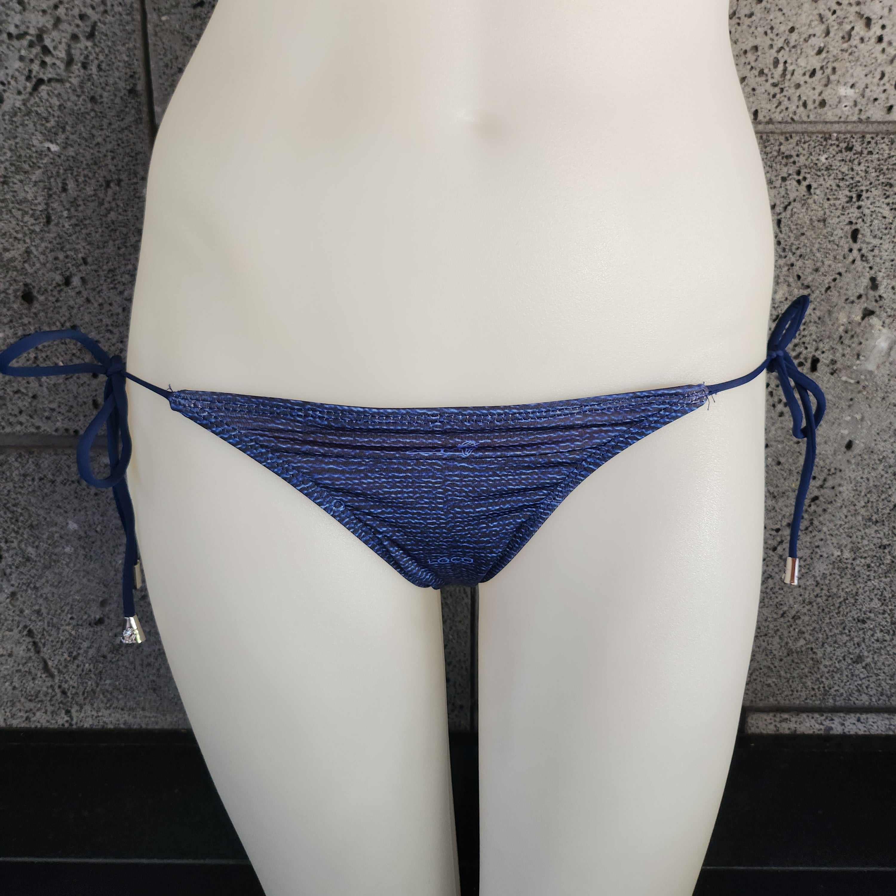Loco Boutique Burlap Cinched Back Side Ties